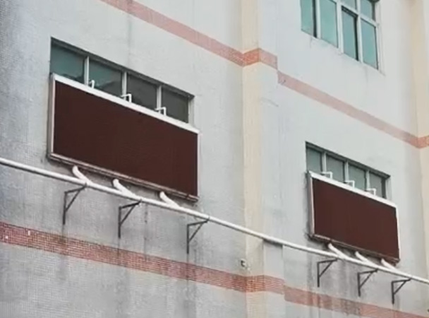 水簾安裝效果
